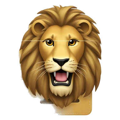 credit card with a lion on it sticker