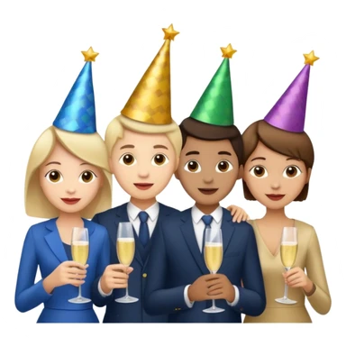 Happy new years sticker