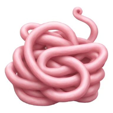 big pink noodle sticker