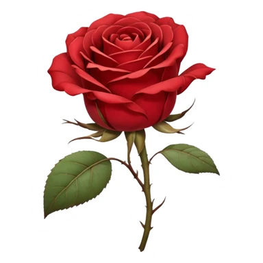 wilted rose sticker