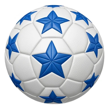 champions league ball blue stars sticker
