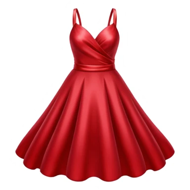 Ropa de satin color cherry sticker