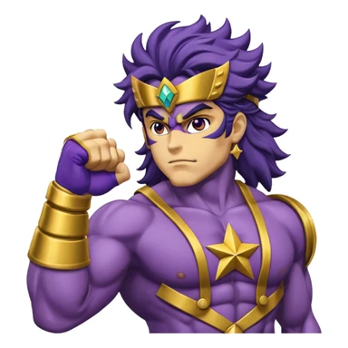 J’aimerais que tu me crées un emoji sur star Platinum dans jojo bizarre Adventure sticker