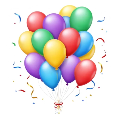 Happy Birthday celebration words without cake nor human sticker