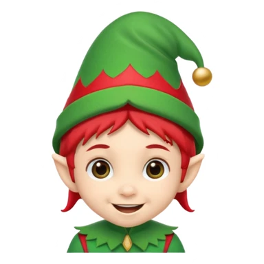 chirstmas elf baby memoji sticker