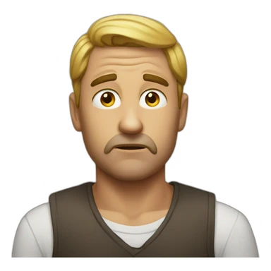 Contempt emoji sticker