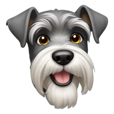 Schnauzer dog sticker