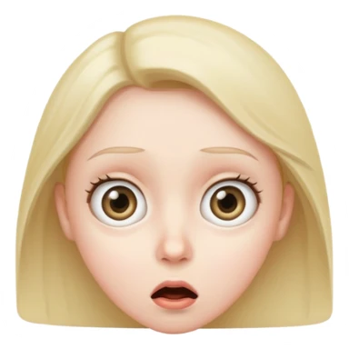 surprised face sticker