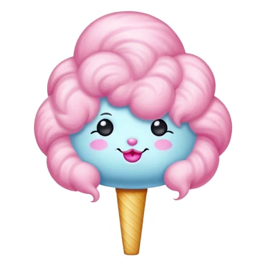 Vintage circus cotton candy sticker