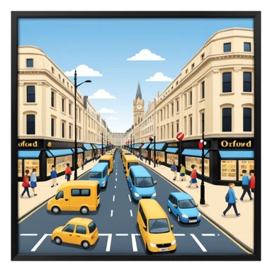 oxford street panneau sticker