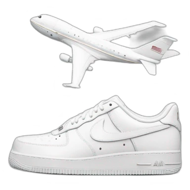 Air force one triple white sticker
