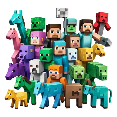 Minecraft mob sticker