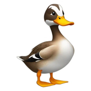 The famous Tiktoker Duck sticker