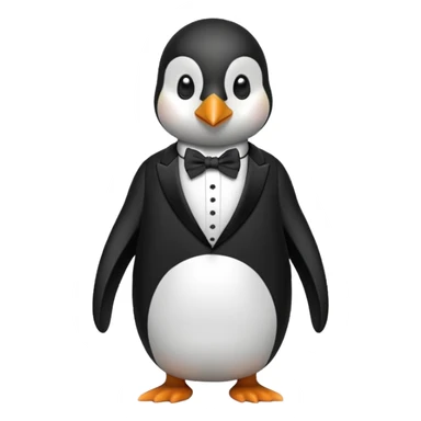 A luxury penguin sticker