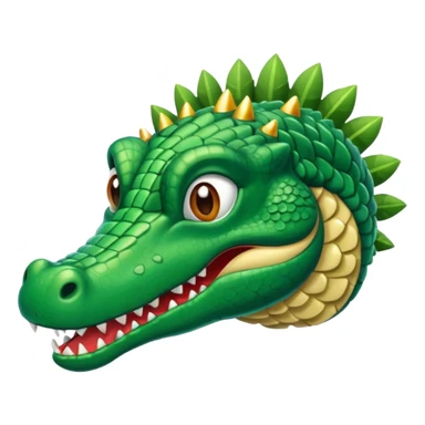 Hazme un avión con cabeza de cocodrilo sticker