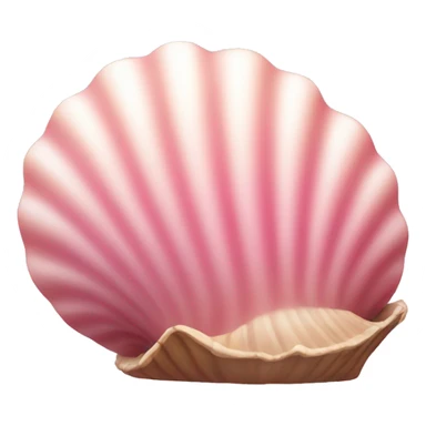 pink shell  sticker