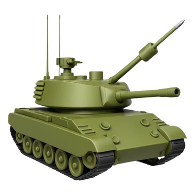 green toy soldier tank sticker