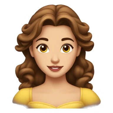 belle from beauty and the beast  sticker