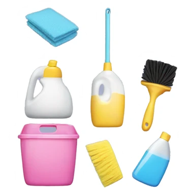 aesthetic cleaning supplie sticker