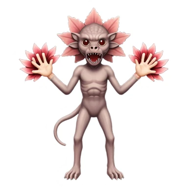 Demogorgon from stranger things sticker