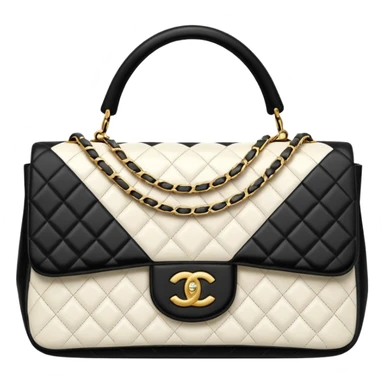 chanel bag color white with gold hardware sticker