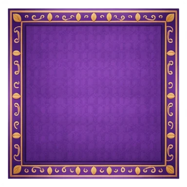 traditional patterned purple carpet sticker