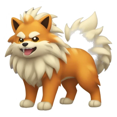 chubii arcanine  sticker