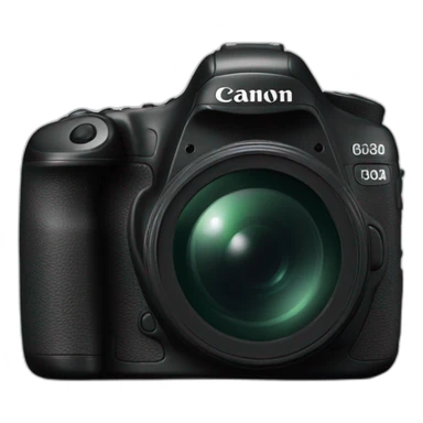 Canon Camera black with black lens sticker