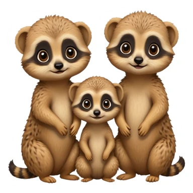 Baby meerkats sticker