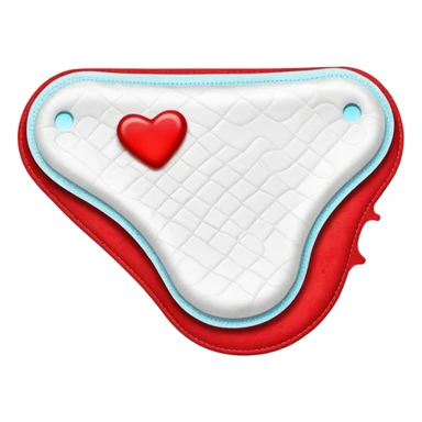 used female sanitary pad with visible blood sticker