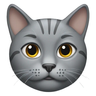 Gray cat sad with dodgers shirt sticker