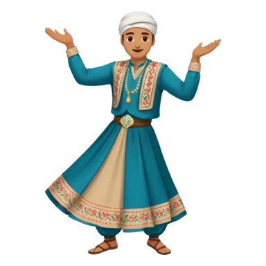 Zeybek oynayan sticker