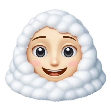 Happy face with a pile of salt sticker