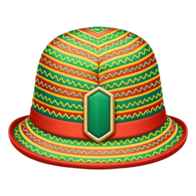 a nigerian hat sticker