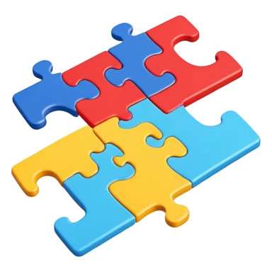 puzzle piece fitting into place, symbolizing integration and acquisition, no text sticker