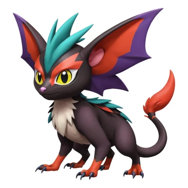  Noibat-Noivern-Trico-Nargacuga-Litten-Hybrid sticker