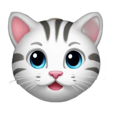 a lot of cats and among the cat's tiger is hiding. the cats are in different colors.  sticker