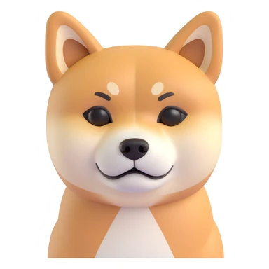 shiba inu sad sticker