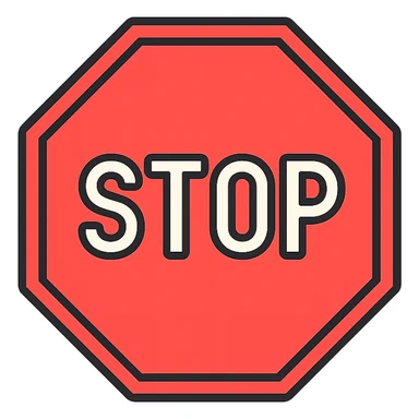 stop for a moment sticker