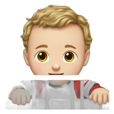 Jonathan Toews as a toddler in a crib sticker