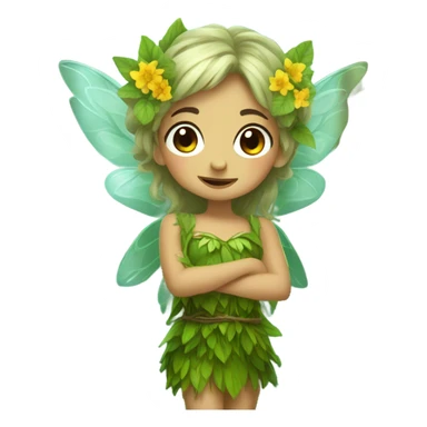 Ukraine forest fairy sticker
