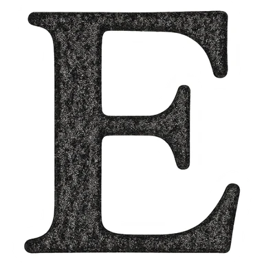 Е in the style of the provided example sticker