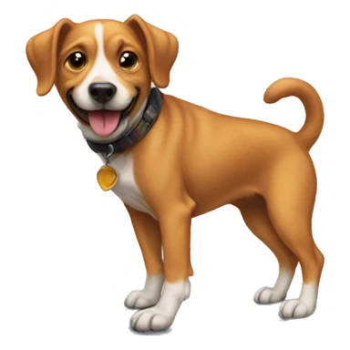 Dog on a skateboard  sticker