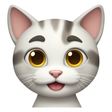 agreeing cat with approval sticker