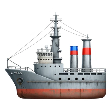 generate a realistic russian ship sticker