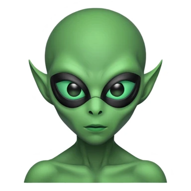 the masked alien sticker