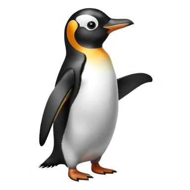 question, penguin sticker