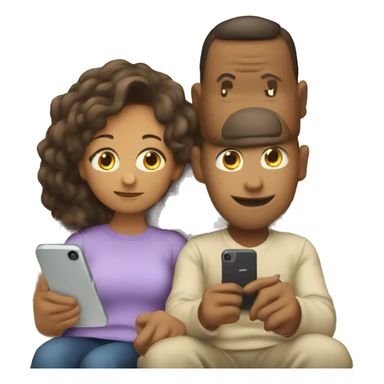 parents check where their kids are by smart phone, simple like a logo of an app sticker