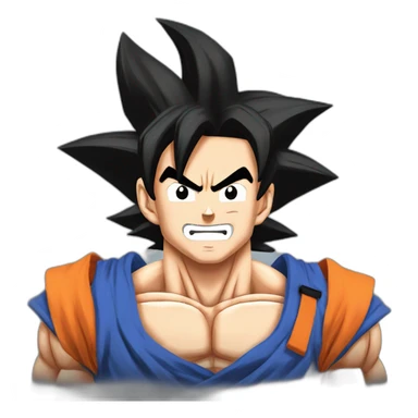 Goku in supersaiyan sticker