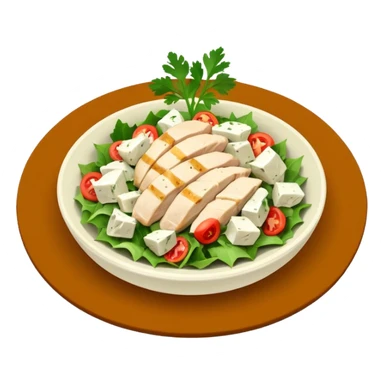 Chicken salad sticker